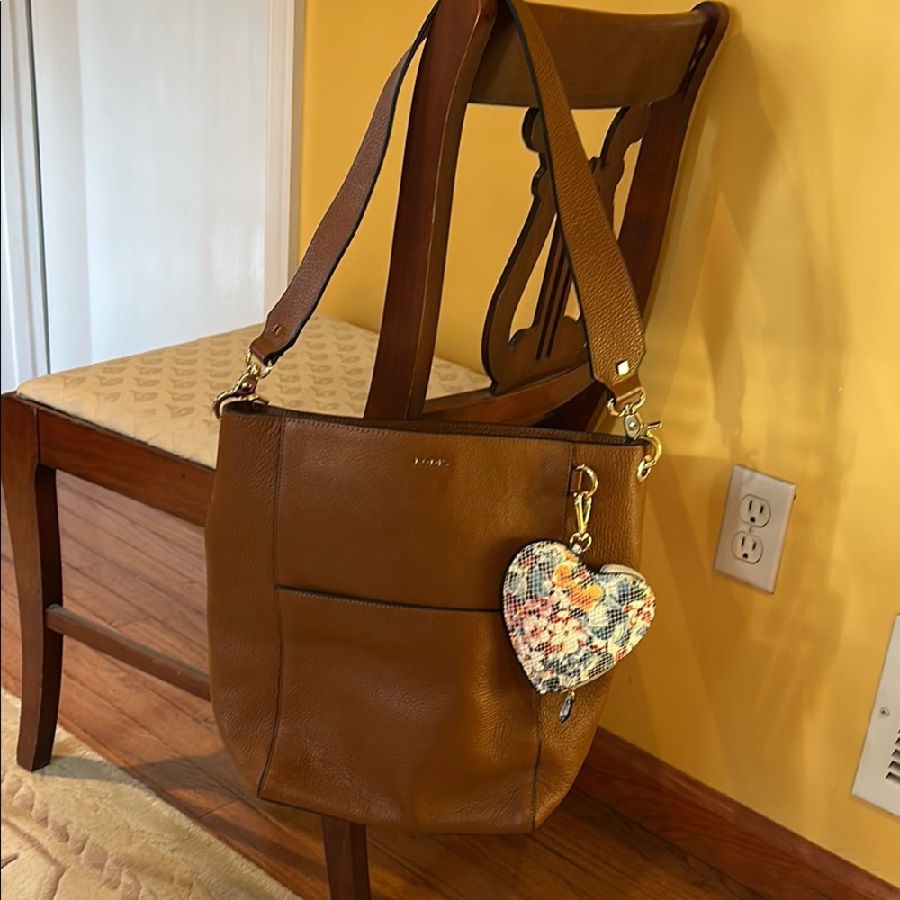 Brown Leather Shoulder Bag